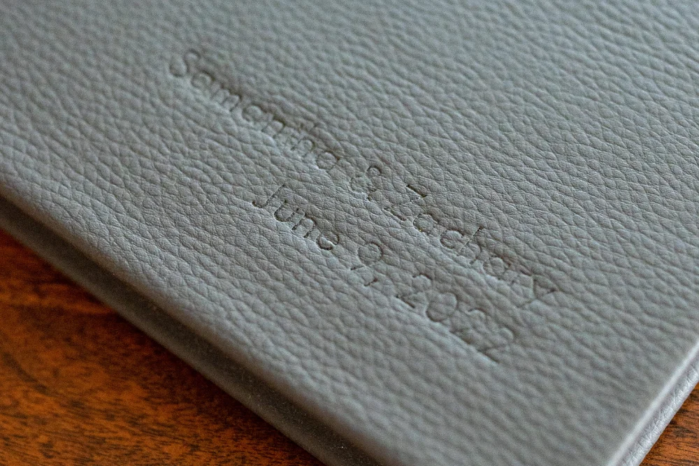 Hand-Crafted Wedding Albums